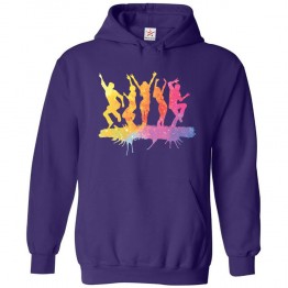 Dance Party Silhouette Kids & Adults Unisex Hoodie